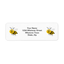 Bee Return Address Label