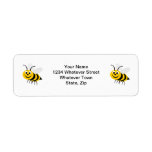 Bee Return Address Label