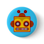 Bee Robot Fun Button buttons