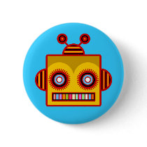 Bee Robot Fun Button