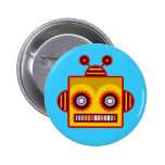Bee Robot Fun Button buttons