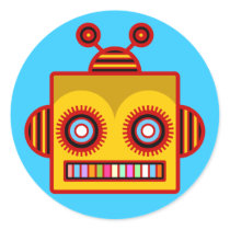 Bee Robot Fun Sticker