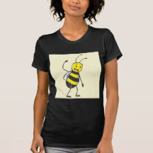Bee Shirt | Custom Bee Waving Hand Come