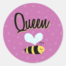 Bee-spoke "Queen Bee" stickers