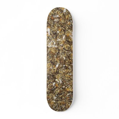 Bee swarm skate board deck by Raftiinstitute