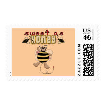 Bee Sweet as Honey Tshirts and Gifts Stamps