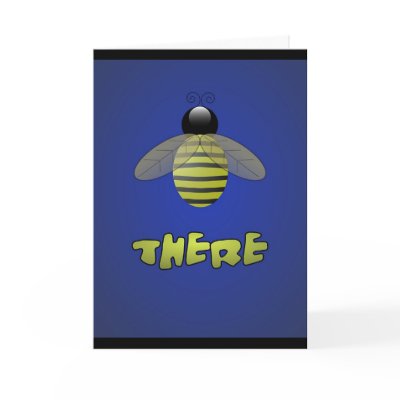 Bee There Party Invitations Card by vdeneen