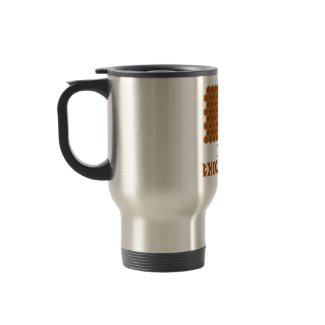Bee Thoughtful (Bee On Honeycomb Background) Mug