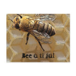 Bee u ti ful postcard