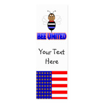 Bee United Bookmark business cards by bugspot Bee United Bookmark business cards