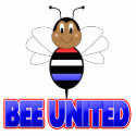 Bee United Ornament