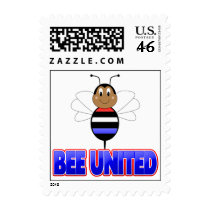 Bee United Postage Stamp