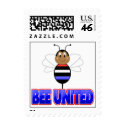 Bee United Postage Stamp