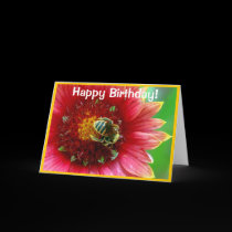 "Bee-utiful" Birthday Card