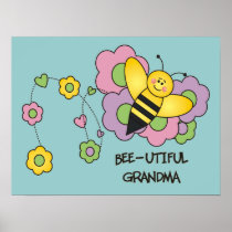 Bee-utiful Grandma Poster