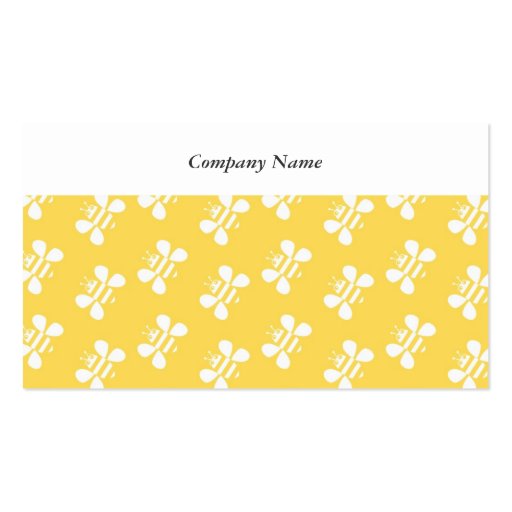 Bee Wallpaper Business Cards (front side)