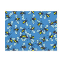 Bee Wallpaper Post Card
