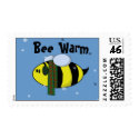 "Bee Warm" postage