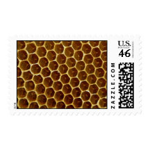 Bee wax comb stamp
