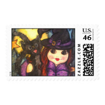 Bee-witching Friends Postage Stamp stamps