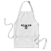 bee with clover apron