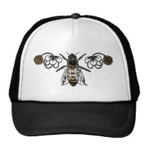 bee with clover hat