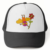 Bee with Flower Mesh Hats