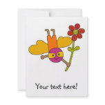 Bee with Flower invitations