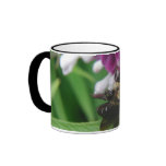 Bee with Velvet Flowers Mug #2