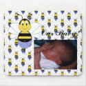 BeeBee Bumble Bee Baby Picture Mousepad