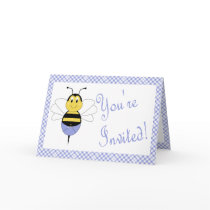 BeeBee Bumble Bee Baby Shower Invitation cards
