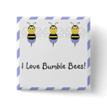 BeeBee Bumble Bee Customizable Button