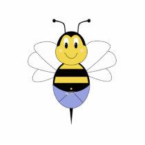 BeeBee Bumble Bee Ornament Photo Cut Out