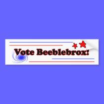 beeblebrox bumper bumper stickers