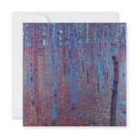 Beech Forest by Gustav Klimt Personalized Invitation