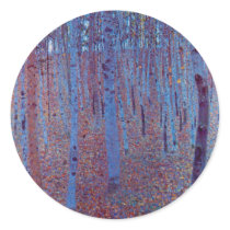 Beech Forest by Gustav Klimt Sticker
