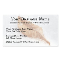 Beech Leaf In A Snow Drift Business Card Template