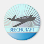 Beechcraft Aircraft Refrigerator Magnet