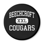 Beechcroft - Cougars - High School - Columbus Ohio magnets
