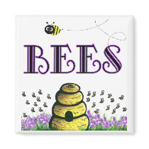 BEEEEEs Fridge Magnets
