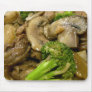 Beef, broccoli & mushroom stir fry mouse pads