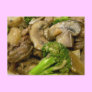 Beef, broccoli & mushroom stir fry