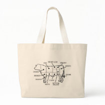 BEEF COW TOTE BAGS