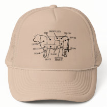 BEEF COW TRUCKER HATS