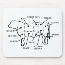 BEEF COW MOUSE PADS