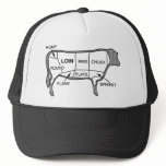 Beef Diagram Mesh Hat