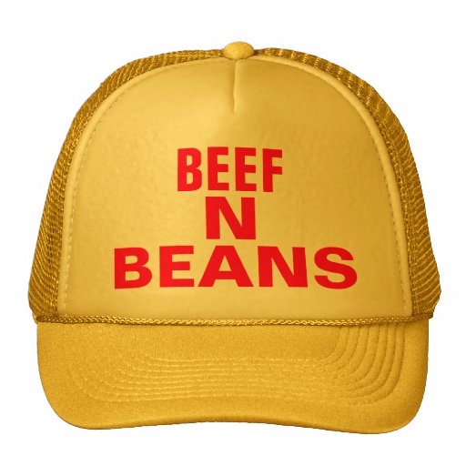 Beef N Beans Trucker Hat Zazzle