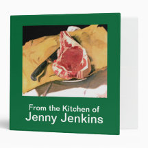 Beef Steak Vintage Art by Felix Vallotton 3 Ring Binder