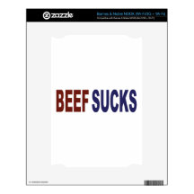 Beef Sucks Decals For NOOK