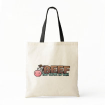 Beef: Too Cute To Eat bags by koncepts Beef: Too Cute To Eat bags
